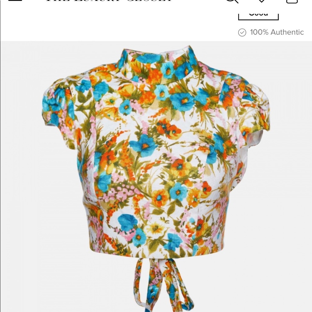 Zimmerman floral crop top..multi color..Size small